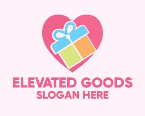 Cute Gift Present logo design