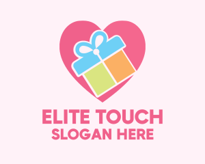 Cute Gift Present logo design