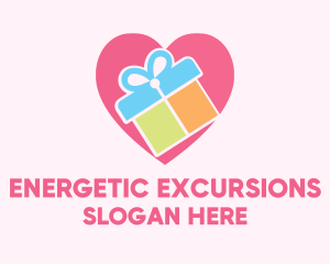 Cute Gift Present logo design