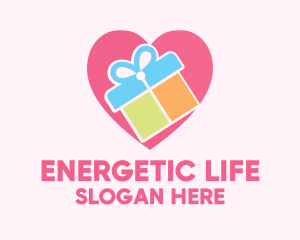 Cute Gift Present logo design