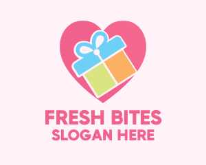 Cute Gift Present logo design