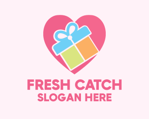 Cute Gift Present logo design