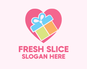 Cute Gift Present logo design