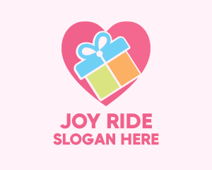 Cute Gift Present logo design