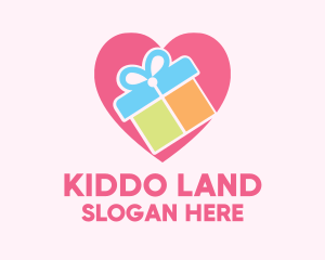 Cute Gift Present logo design