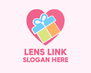 Cute Gift Present logo design