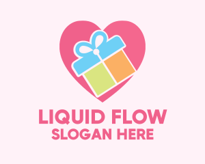 Cute Gift Present logo design