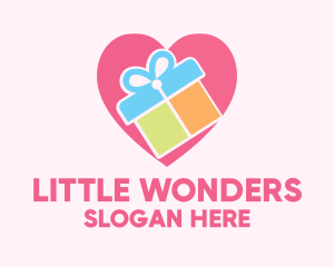 Cute Gift Present logo design