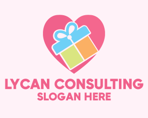 Cute Gift Present logo design