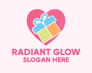 Cute Gift Present logo design