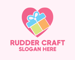 Cute Gift Present logo design