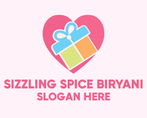 Cute Gift Present logo design