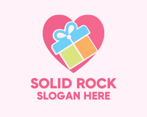 Cute Gift Present logo design