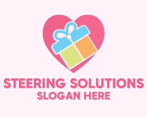 Cute Gift Present logo design