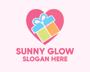 Cute Gift Present logo design