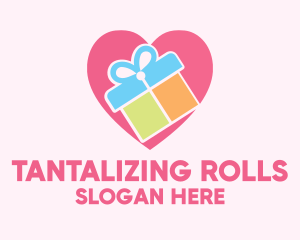 Cute Gift Present logo design