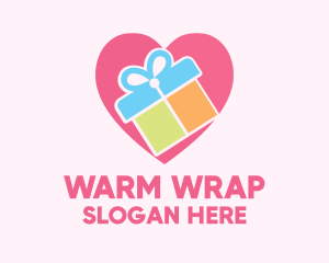 Cute Gift Present logo design