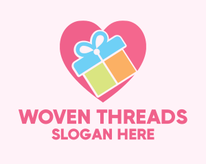 Cute Gift Present logo design