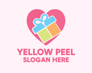 Cute Gift Present logo design