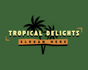 Tropical Tree Resort logo design