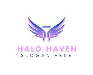 Angel Wings Halo logo