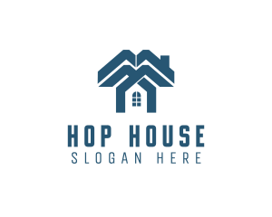 House Property Roof logo design