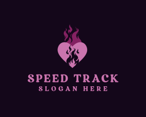 Flame Heart Love logo