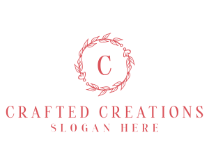 Wreath Flower Boutique logo design