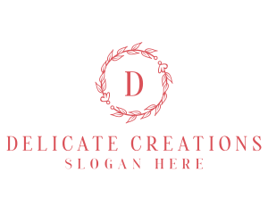 Wreath Flower Boutique logo design