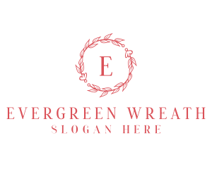 Wreath Flower Boutique logo design