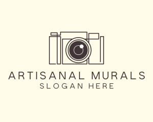 Camera Lens Photo logo design