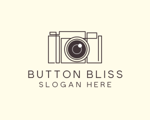 Camera Lens Photo logo design