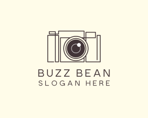 Camera Lens Photo logo design