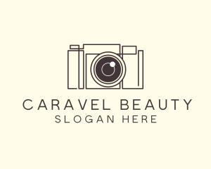 Camera Lens Photo logo design