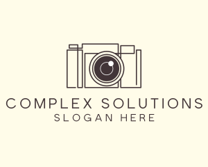 Camera Lens Photo logo design