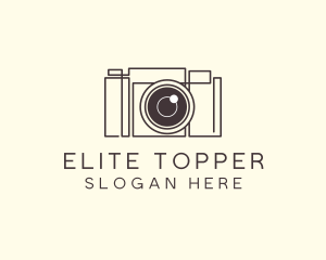 Camera Lens Photo logo design