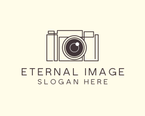 Camera Lens Photo logo design