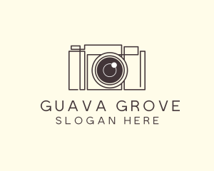 Camera Lens Photo logo design