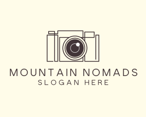 Camera Lens Photo logo design