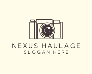 Camera Lens Photo logo design