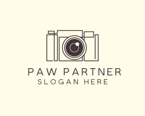 Camera Lens Photo logo design