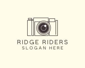 Camera Lens Photo logo design