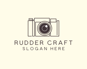 Camera Lens Photo logo design