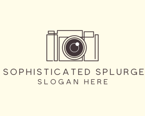 Camera Lens Photo logo design