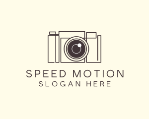 Camera Lens Photo logo design