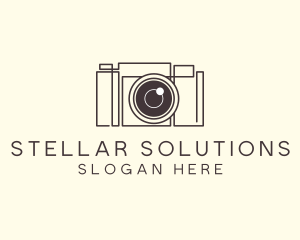 Camera Lens Photo logo design