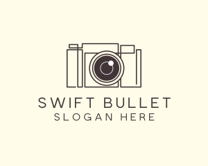 Camera Lens Photo logo design