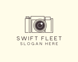 Camera Lens Photo logo design