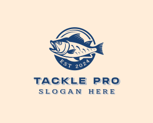 Marine Fish Seafood logo design