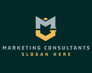 Professional Letter MC Business logo design